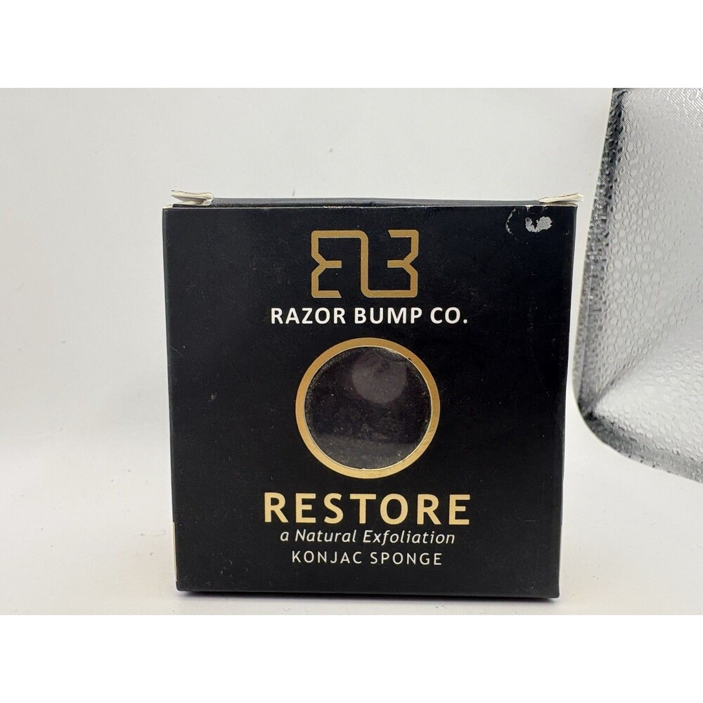 Razor Bump Co RESTORE Konjac Sponge Natural Exfoliation Men’s Skincare